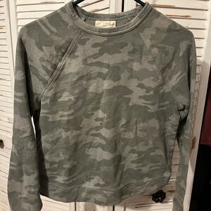 Target Women’s Green Camo Sweatshirt
